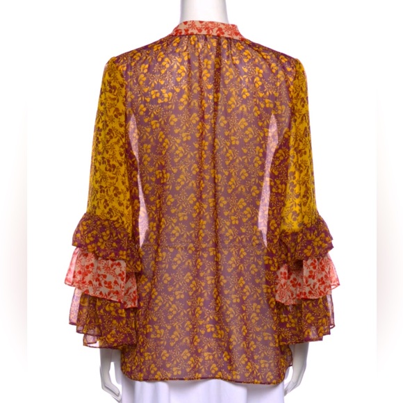 REDUCED  Alice and Olivia Tunic Floral Blouse by Rent the Runway NWOT - Picture 7 of 7